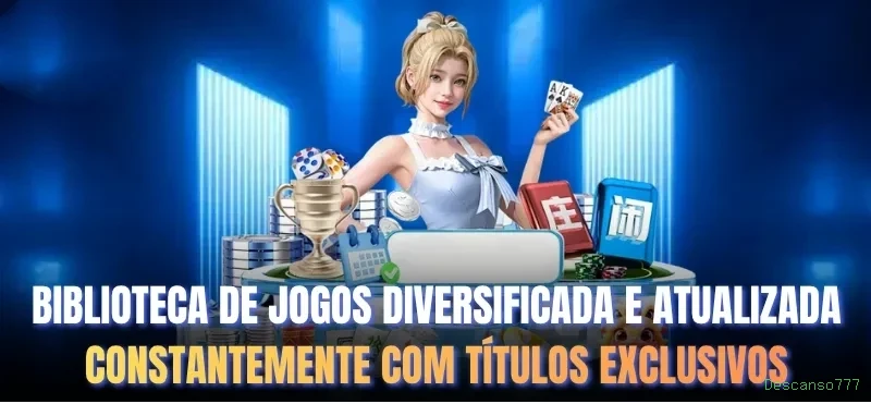 Imagem promocional da Descanso777 mostrando a plataforma e suas vantagens